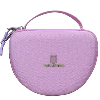 Tourmate Hard Travel Case for Philips K4206 Kids Wireless On-Ear Headphones/iClever HS19 Kids/RORSOU R10 On-Ear Headphones, Protective Carrying Storage Bag (Purple, Case Only) - color: Purple