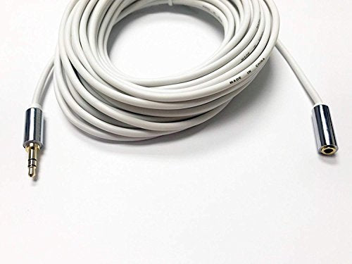 OMNIHIL 30 Feet ' 3.5millimeters Headset Audio AUX Extension Cable Compatible with Female to Male (30 Feet) (Compatible with Many Models)