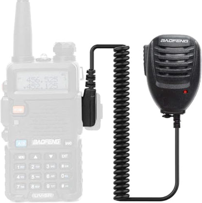 Baofeng BF-S112 Two Way Radio Speaker,Black, Auxiliary