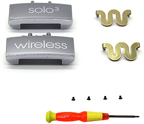 Adhiper Hinge Replacement for Solo3 Wireless Solo2 Wireless Headphone - color: Silver