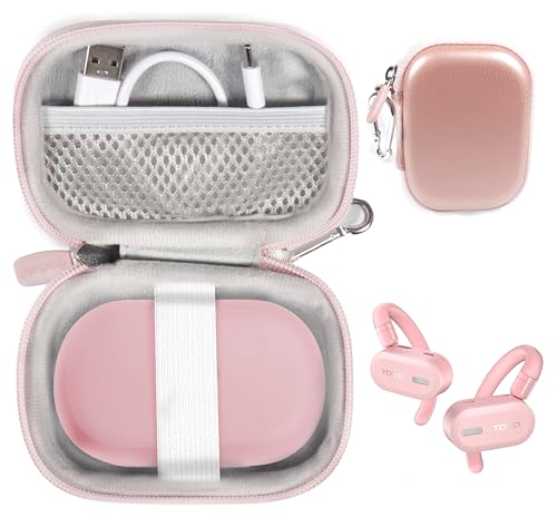 Case for TOZO OpenBuds Lightweight True Open Ear Wireless Earbuds (Pink) - color: Pink