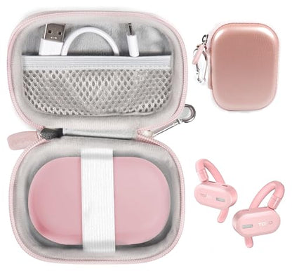 Case for TOZO OpenBuds Lightweight True Open Ear Wireless Earbuds (Pink) - color: Pink