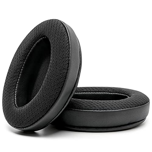 WC Freeze - Cooling Gel Earpads for ATH M50X / SteelSeries Arctis/HyperX | Made by Wicked Cushions | Fits SteelSeries Arctis, ATH M50X, Turtle Beach Stealth & More. Cooler for Longer | Black - color: Black