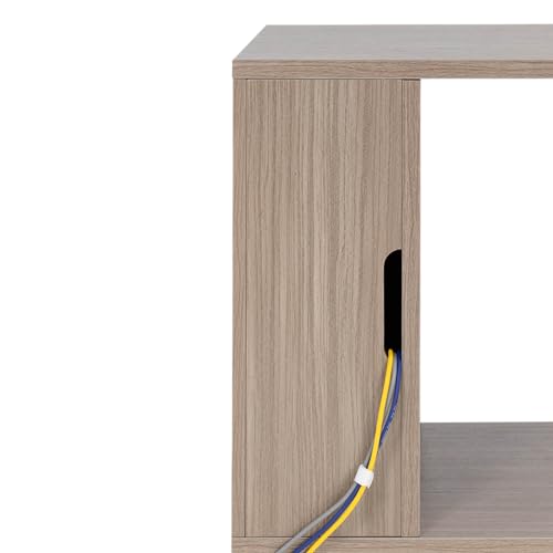 Gator Frameworks Elite Furniture Series Sidecar Cabinet with with Configurable Rack Space & Shelving (GFW-ELITESIDECAR-Gry) - color: Driftwood Grey, style: Sidecar Rack