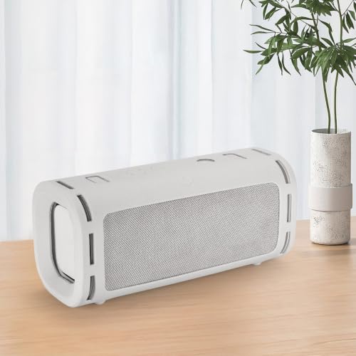 Silicone Case for Sony ULT Field 5 Speaker, Shockproof Cover | Precision fit for Sony ULT Field 5 speaker, shockproof silicone sleeve, non-slip grip, easy-clean, lightweight. - color: White