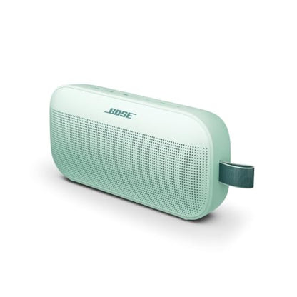 Bose SoundLink Flex Bluetooth Speaker (2nd Gen) - Portable Outdoor Speaker with Hi-Fi Audio, Waterproof and Dustproof, USB-C, Up to 12 Hours Battery Life, Dewdrop Mint - Limited Edition Color - color: Dewdrop Mint