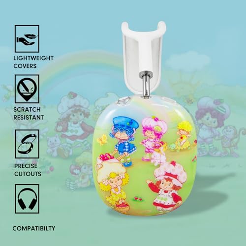 Sonix Protective Case for AirPods Max Headphones - Stylish TPU Hard Shell Ear Cup Covers | Strawberry Shortcake Berry Besties Rainbow - color: Strawberry Shortcake Berry Besties Rainbow