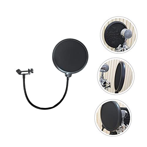 Abaodam Professional Microphone Pop Filters Double-layer Mic Shield Filter Windscreen for Broadcasting