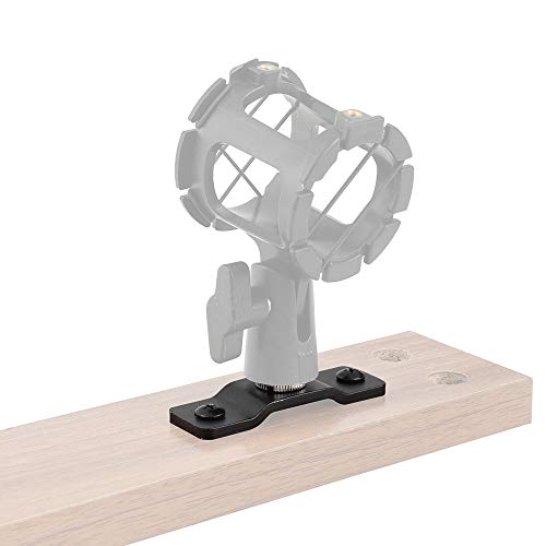 CAMVATE 5/8'' Male to 1/4'' Female with Pedestal for Microphone Adapter - size: 1.18 in x 3.15 in x 0.87 in