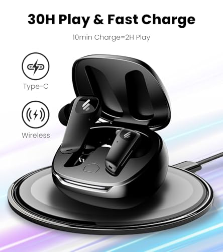 Edifier NeoBuds Planar TWS Earbuds, Hi-Res Wireless, 30H Playtime | 12mm Planar Magnetic Drivers, Snapdragon Sound, Hybrid ANC, Bluetooth 5.4 Dual Connection, Google Fast Pair, 60ms Low Latency