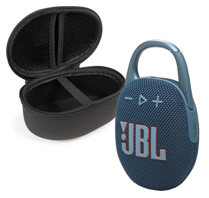JBL Clip 5 Bluetooth Speaker and divvi! Protective Case - Blue - color: Blue