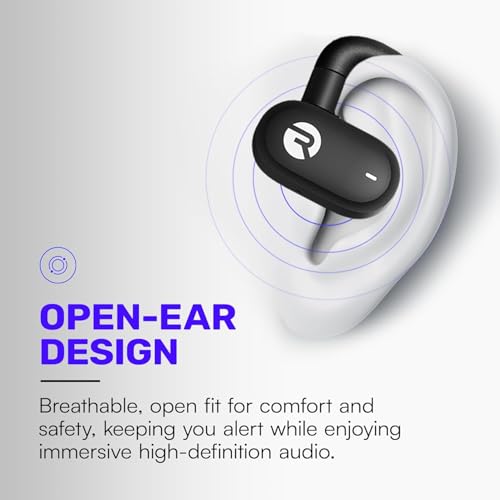 Raycon Fitness Open Ear Earbuds – Open Ear Headphones, Earbuds Wireless Bluetooth, Running Headphones, Sweat & Water-Resistant Earphones, 40 Hours Battery Life (Mint) - color: Mint