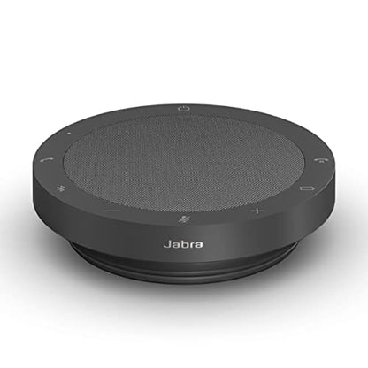Jabra Speak2 55 Wireless Bluetooth Speakerphone - Compact and Portable Speaker with 4 Noise-Cancelling Mics, Full-Range 50mm Speaker & Wideband Audio - Certified for Zoom and Google Meet - Dark Grey - style: All Platforms