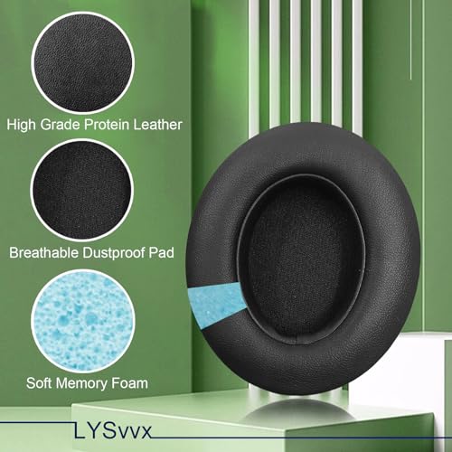 Studio 3 Ear Pads - Replacement Earpads for Beats Studio3 and Studio 2 Headphones (Black) - color: Black