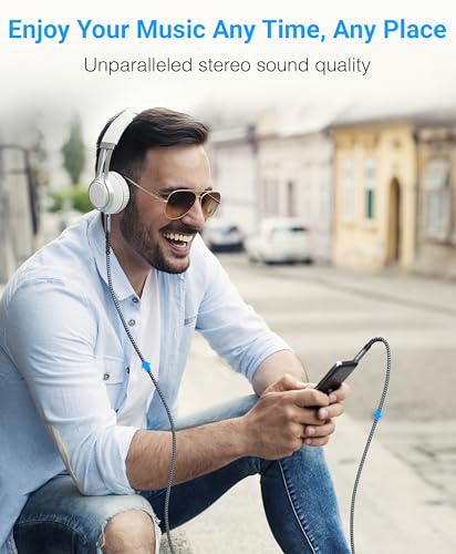 BlueRigger 3.5mm TRRS Audio Cable - (6FT, 4-Pole Male to Male AUX Cord, 1/8" inch TRRS Jack, HiFi Stereo, 4 Conductor Auxiliary Cord) - Compatibility with Phone, Tablet, Car Stereo, Headphones - size: 6FT, style: TRRS