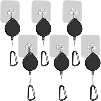Portable Cable Degree Rotation Pulley System Heavy Duty Silent Pulley Retractable Design Suitable for Gaming Family Room
