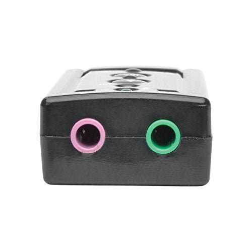 Tripp Lite USB External Sound Card Microphone Speaker Virtual 7.1 Channel (U237-001)