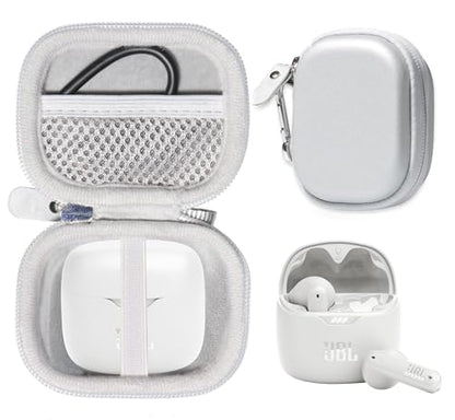 Earbuds Case for Tune Flex True Wireless Noise Cancelling Earbuds (White) - color: White