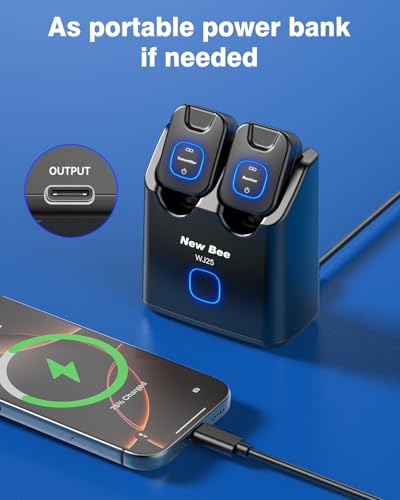 Wireless Guitar System 5.8GHz Charging Box 30H Work for Guitar Bass | 6 Channels,Wireless Guitar Transmitter Receiver for 6.35mm & 3.5mm Jacks & Active Pickup Instruments
