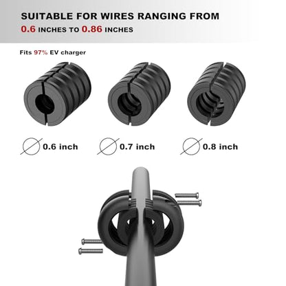 EV Charger Cable Retractor Ceiling Mount, 11.5ft Self-Locking | Retractable Cord Reel for EV Charging Cables, Automatic Cable Organizer Compatible with Most Electric Vehicles