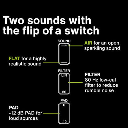 Lewitt LCT-140-AIR Stereo Matched Pair XLR Microphone - style: AMS-LCT-140-AIR-MP
