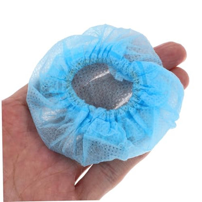 jojofuny 100pcs Disposable Microphone Covers Non Woven Protective Caps for Karaoke Recording Studio Speech Versatile Mic Cover Replacement for Various Occasions
