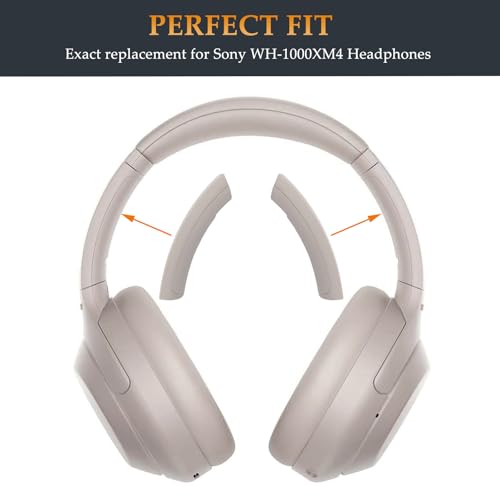 WH-1000XM4 Slide Covers Same as the OEM XM4 Side Covers Accessories Replacement Parts Compatible with Sony WH-1000XM4 Noise Cancelling Headphones (Silver) - color: Silver