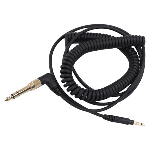 Headphone Extension Spring Cable, Secure Connection, Lossless Sound Quality, No Tangling, for DJ1200 Headphone, Extend Up to 3.3meter for DJ Booths, Studios or Home Use