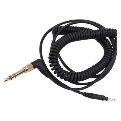 Headphone Extension Spring Cable, Secure Connection, Lossless Sound Quality, No Tangling, for DJ1200 Headphone, Extend Up to 3.3meter for DJ Booths, Studios or Home Use