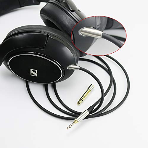 NewFantasia Replacement Audio Upgrade Cable Compatible with Sennheiser HD598, HD598Cs, HD560s, HD598SE, HD620S, HD400PRO, HD599, HD569, HD579, HD505 Headphones 1.5meters/4.9feet - size: 4.9 ft