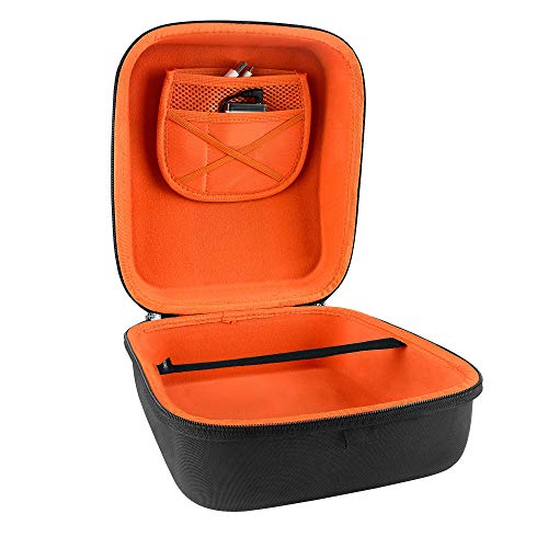 Geekria Shield Case for Large Sized Over-Ear Headphones, Hard Shell Travel Carrying Bag with Cable Storage, Compatible with Beyerdynamic DT 880 Pro, Sony Pulse Elite (Black)