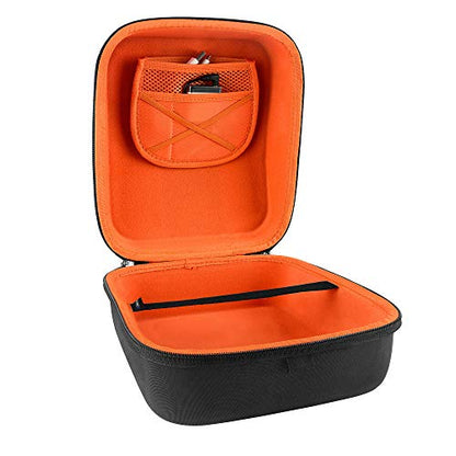 Geekria Shield Case for Large Sized Over-Ear Headphones, Hard Shell Travel Carrying Bag with Cable Storage, Compatible with Beyerdynamic DT 880 Pro, Sony Pulse Elite (Black)