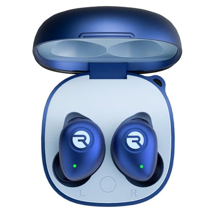 Raycon Fitness Bluetooth Wireless Earbuds + Microphone with Active Noise Canceling, Sweat & Water-Resistant Earphones, Running Headphones, Ear Buds Wireless Bluetooth 56 Hours Playtime (Blue) - color: Blue