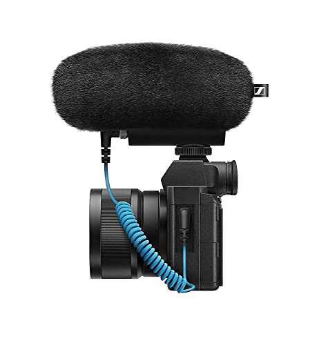 SENNHEISER Professional MKE 400 Directional On-Camera Shotgun Microphone with 3.5mm TRS and TRRS Connectors for DSLR, Mirrorless & Mobile , Connects with Auxiliary - style: MKE 400