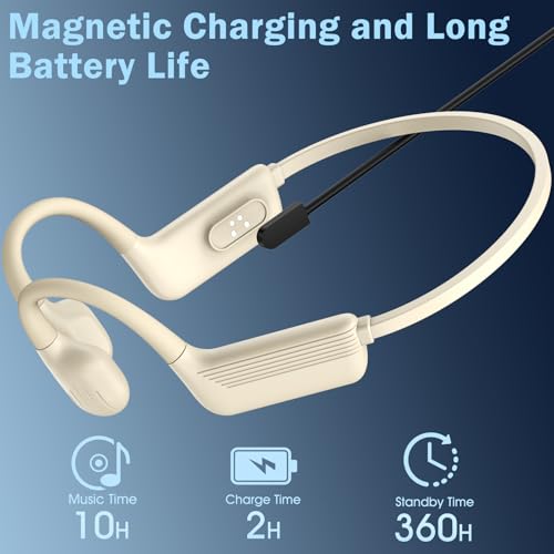 Liquid Silicone Swimming Headphones-Bone Conduction Headphones, IP68 Waterproof Underwater Earphones, LiteSurge Bluetooth Soft/Skin Open Ear Swim Earbuds with 32 GB MP3 Memory for Sport-Skin-tone - color: Skin-tone