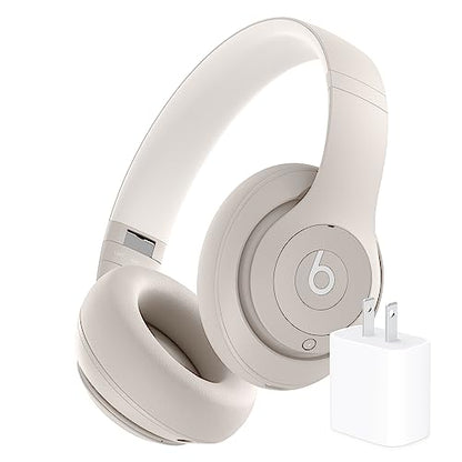 Beats Studio Pro Bluetooth Noise Cancelling Headphones with Apple 20W USB-C Power Adapter - Sandstone - color: Sandstone, style: With Power Adapter