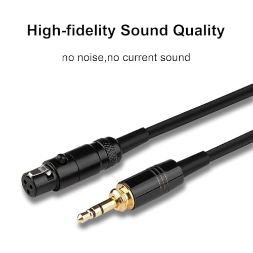 Replacement Audio Cable Compatible With Beyerdynamic DT 1990 Pro, DT 1770 Pro, DT 990 Pro, DT 990 Pro X, DT 770 Pro, DT 770 Pro X Headphone, for AKG Q701, Q702, with 6.35mm Adapter (4.6 FT-13.4 FT)