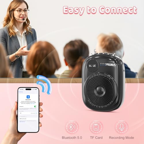 Voice Amplifier for Teacher,Portable Wired Voice Amplifier - color: Black