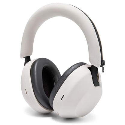 WC ShellZ XM5 - Exterior Shell & Headband Covers for Sony WH1000XM5 | Made by Wicked Cushions | Protective, Made with Premium Silicone | Silver - color: Silver