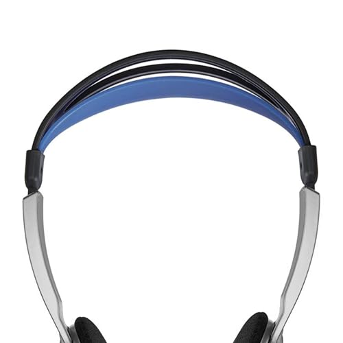 Koss KTXPro1 Titanium 90s Style On-Ear Headphones, Silver, Volume Control - color: Silver