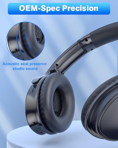 Earpads for Bose Quiet Comfort QC 35 / QC35 ii / QC25 / QC15 Headphone - color: Blue