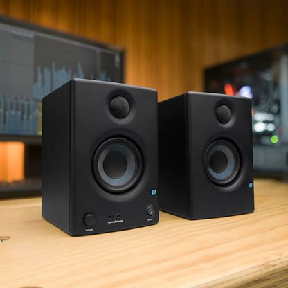 PreSonus Eris E3.5-3.5" Near Field Studio Monitors (Pair) – Powered Desktop Speakers for Music Production, Studio-Quality Recording, and Active Media Reference