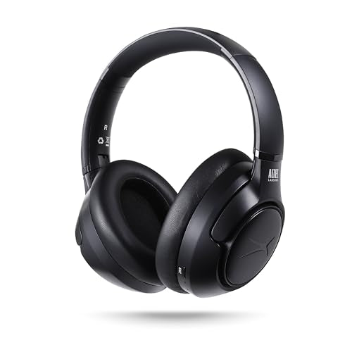 Altec Lansing Comfort Pro Over Ear Bluetooth Headphones, Wireless Noise Cancelling Headphones with ENC, Spatial Audio, 60H Battery, Foldable, Super Low Latency, Voice Assistant Compatible