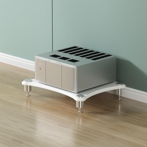 Stereo cabinet,audio rack,av media stand,stereo stand,audio stand,av cabinet,stereo racks and stands,media rack,hifi rack,audio rack cabinet,stereo rack,audio cabinet,audio-video shelving,av rack(1-la - color: 1-layer, size: White