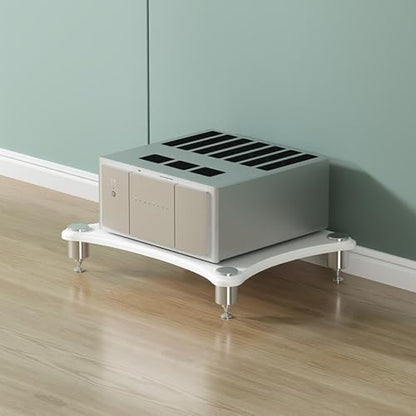 Stereo cabinet,audio rack,av media stand,stereo stand,audio stand,av cabinet,stereo racks and stands,media rack,hifi rack,audio rack cabinet,stereo rack,audio cabinet,audio-video shelving,av rack(1-la - color: 1-layer, size: White
