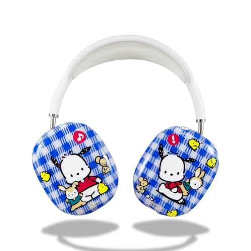 Sonix x Sanrio Protective Case for AirPods Max Headphones - Stylish TPU Hard Shell Ear Cup Covers | Gingham Pochacco - color: Gingham Pochacco