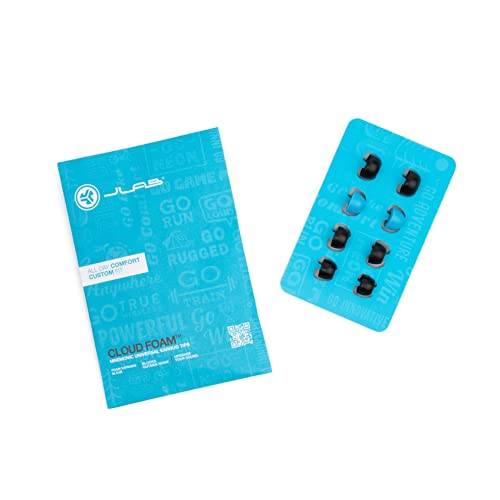 JLab Go Air Pop+ True Wireless Bluetooth Earbuds in Lilac Plus Cloud Foam Mnemonic Earbud Tips