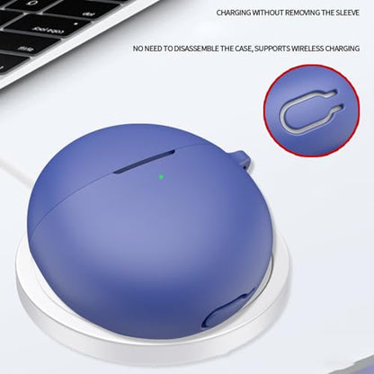 Durability Silicone Protective Cover for Wireless Earbuds Pouches AntiScratch Lightweight Case Easy - color: White