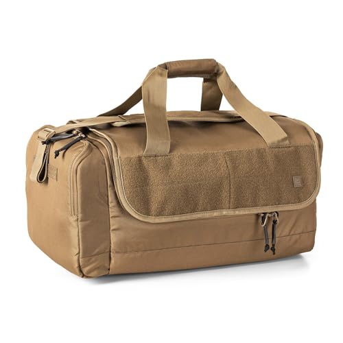 5.11 Tactical Range Ready Trainer Bag, Ammo Molle Duffle, Secure EDC Pack | Style 56567ABR, Range Bag with Shoulder Strap, Padded Compartments, EDC Training Storage, Durable - color: Kangaroo