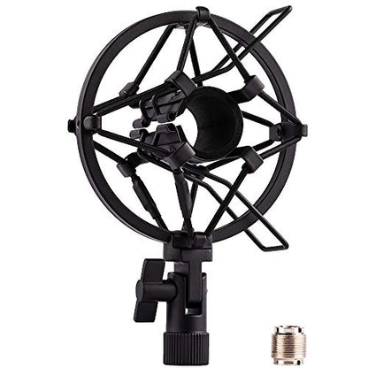 Microphone Shock Mount Holder Clip Mic Anti-Vibration for 22mm-26mm Diameter Dynamic Mic Like Shure SM58 58S SM57 PAG48 Sennheiser E835 E845 AKG D5S Samson Q7 Q8 Behringer Xm8500